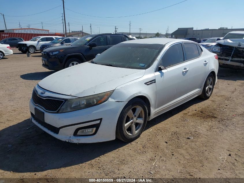 2015 Kia Optima Lx VIN: 5XXGM4A7XFG440501 Lot: 40150559