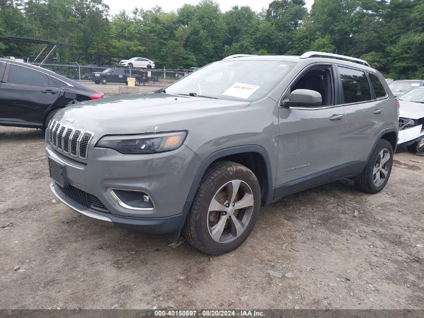 2019 Jeep Cherokee Limited VIN: 1C4PJMDX6KD430752 Lot: 40150597