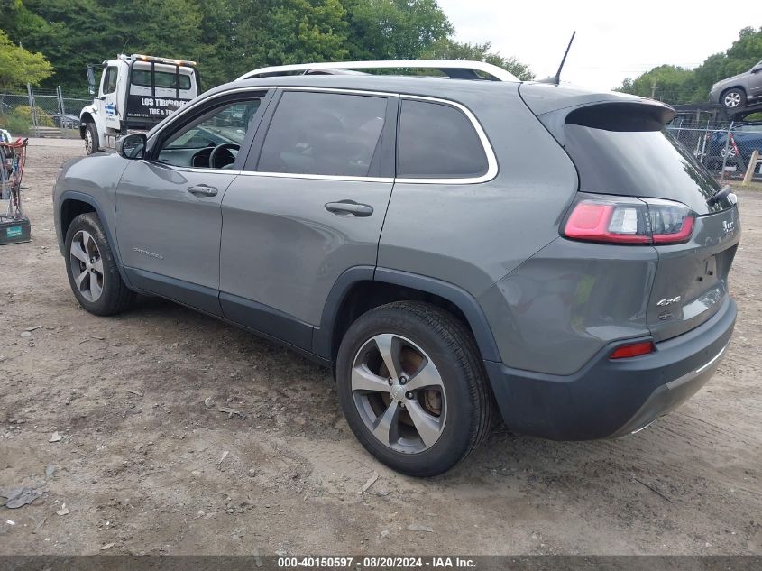 2019 Jeep Cherokee Limited VIN: 1C4PJMDX6KD430752 Lot: 40150597