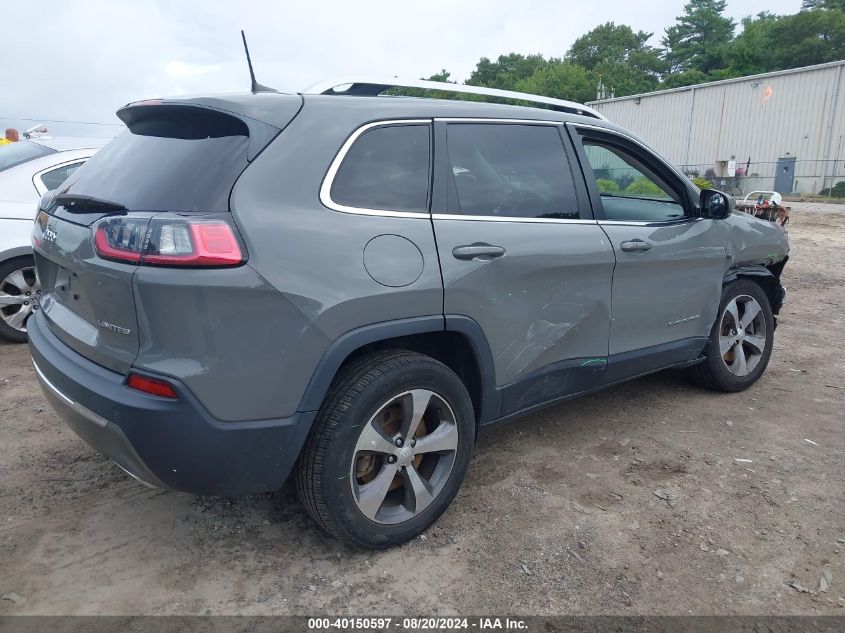 2019 Jeep Cherokee Limited VIN: 1C4PJMDX6KD430752 Lot: 40150597