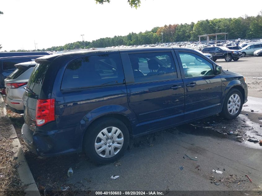 2016 Dodge Grand Caravan Se VIN: 2C4RDGBG5GR115157 Lot: 40150603