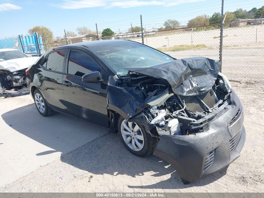 2016 TOYOTA COROLLA LE - 2T1BURHE7GC672543