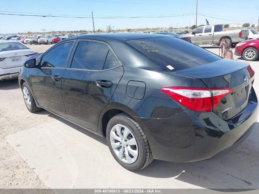 2016 TOYOTA COROLLA LE - 2T1BURHE7GC672543