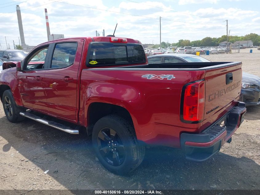 2021 Chevrolet Colorado 4Wd Short Box Lt VIN: 1GCGTCEN9M1287513 Lot: 40150616