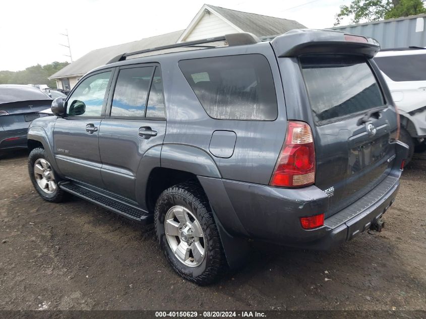 2005 Toyota 4Runner Limited V6 VIN: JTEBU17RX58049329 Lot: 40150629