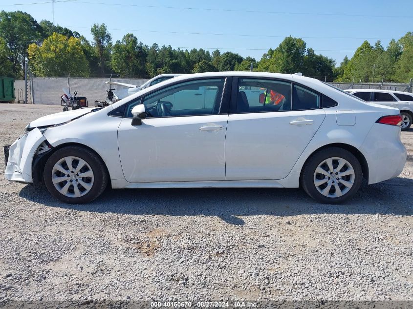 2021 Toyota Corolla Le VIN: 5YFEPMAEXMP201841 Lot: 40150670