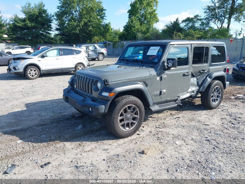 2019 Jeep Wrangler Unlimited Sport VIN: 1C4HJXDG9KW603593 Lot: 40150697