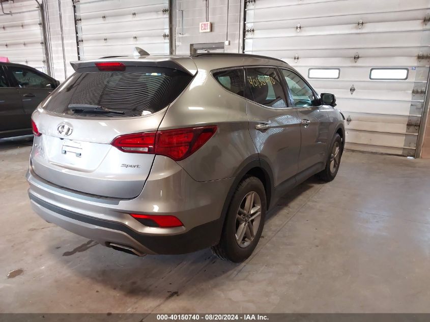 2018 Hyundai Santa Fe Sport 2.4L VIN: 5NMZU3LBXJH052604 Lot: 40150740