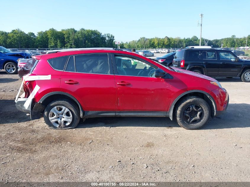 2015 Toyota Rav4 Le VIN: JTMBFREVXFD125251 Lot: 40150755