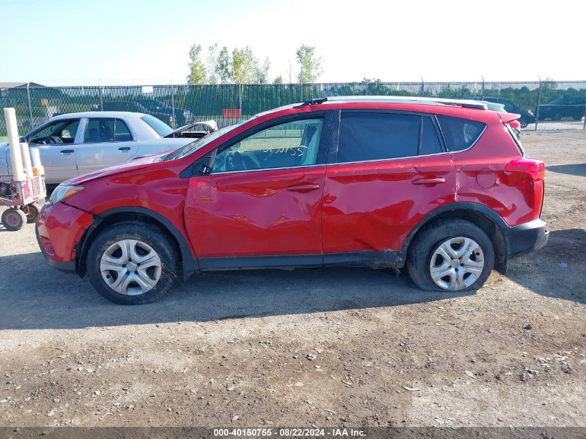 2015 Toyota Rav4 Le VIN: JTMBFREVXFD125251 Lot: 40150755