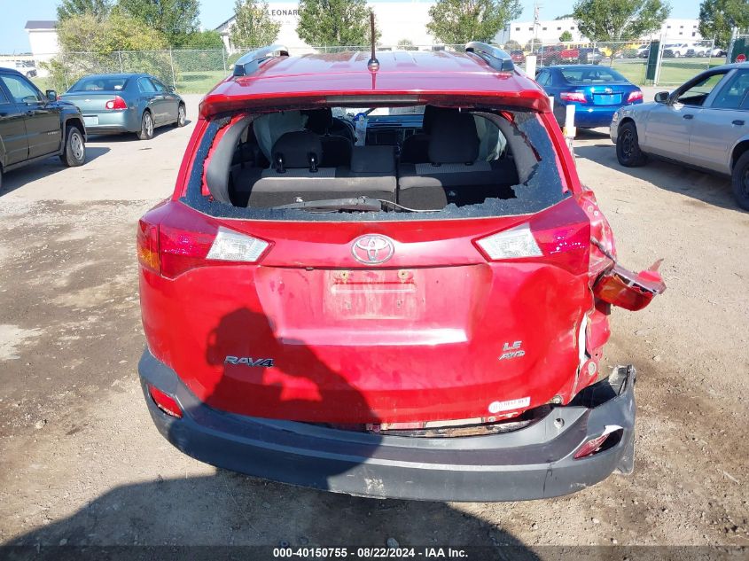 2015 Toyota Rav4 Le VIN: JTMBFREVXFD125251 Lot: 40150755