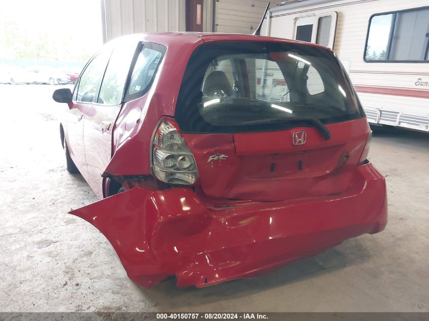 2007 Honda Fit VIN: JHMGD38417S023053 Lot: 40150757