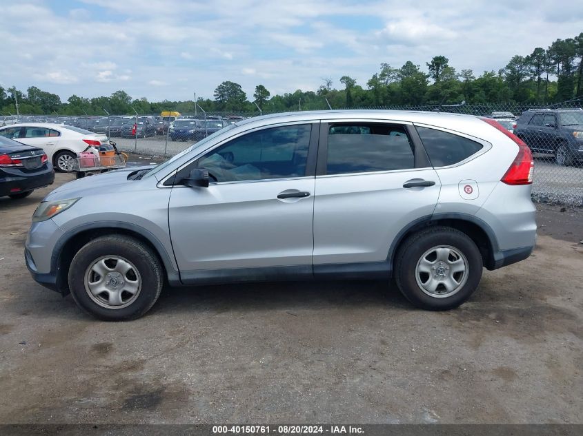 2015 Honda Cr-V Lx VIN: 3CZRM3H37FG714167 Lot: 40150761