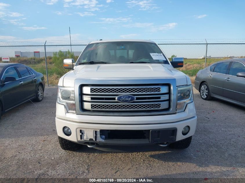 2013 FORD F-150 PLATINUM - 1FTFW1ET1DFC48987