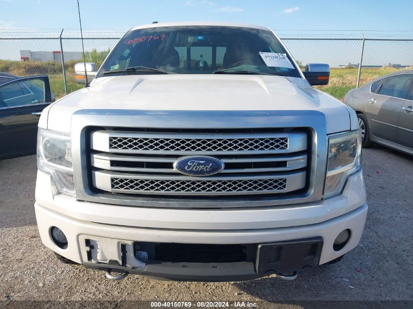 2013 FORD F-150 PLATINUM - 1FTFW1ET1DFC48987