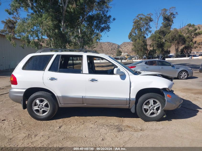 2002 Hyundai Santa Fe Gls/Lx VIN: KM8SC13D32U174642 Lot: 40150780