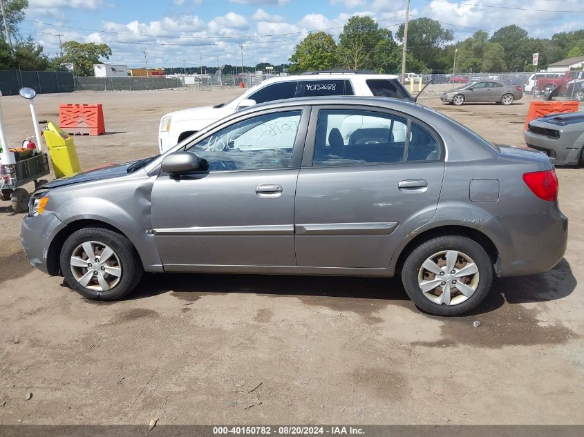 2010 Kia Rio Lx VIN: KNADH4A30A6629781 Lot: 40150782