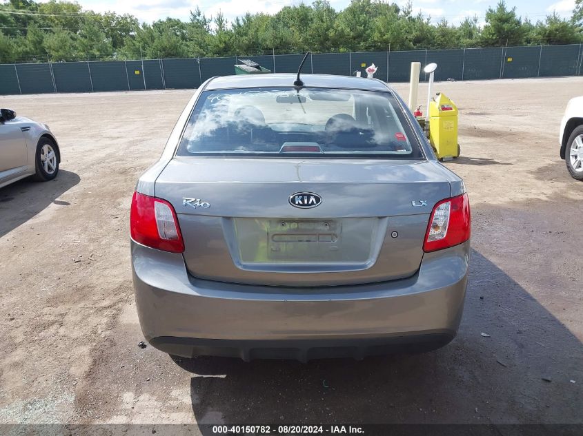 2010 Kia Rio Lx VIN: KNADH4A30A6629781 Lot: 40150782