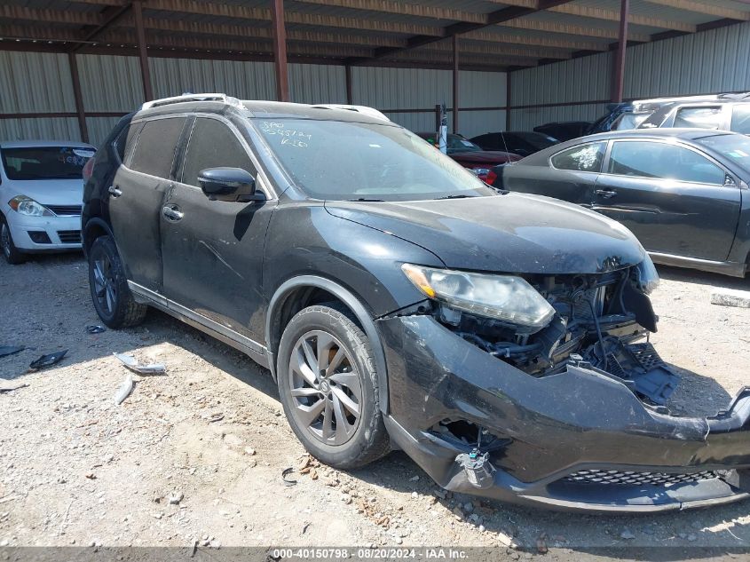 2016 Nissan Rogue Sl VIN: 5N1AT2MTXGC731549 Lot: 40150798