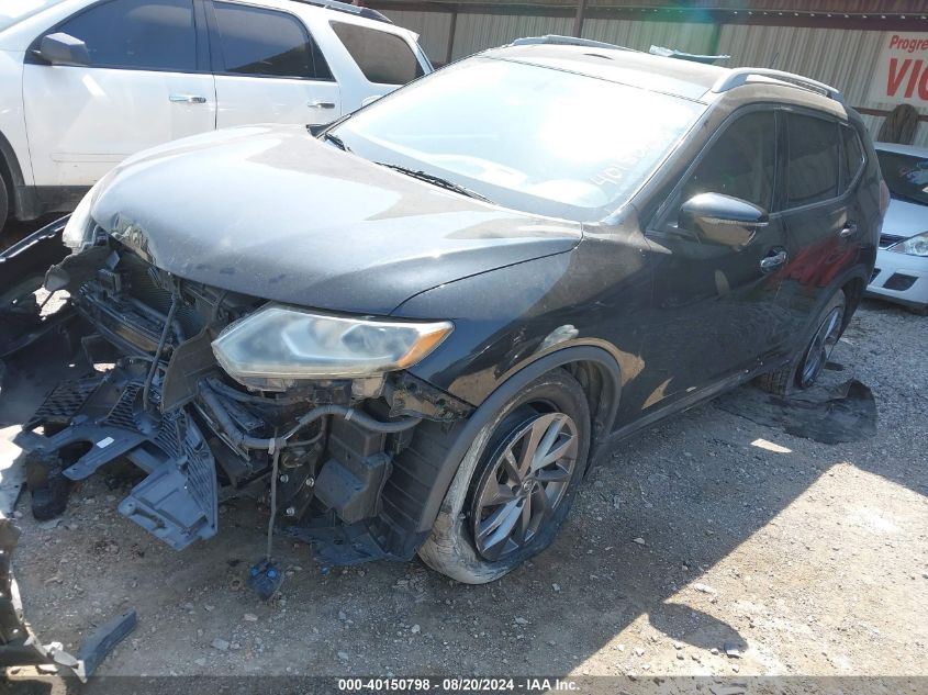 2016 Nissan Rogue Sl VIN: 5N1AT2MTXGC731549 Lot: 40150798