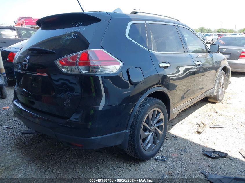 2016 Nissan Rogue Sl VIN: 5N1AT2MTXGC731549 Lot: 40150798