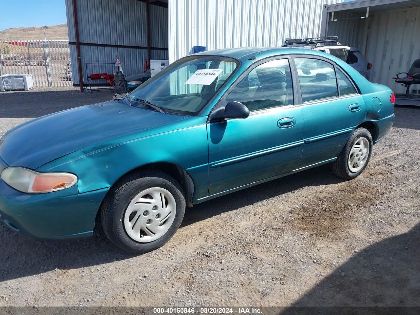 1997 Ford Escort Lx VIN: 1FALP13P5VW268253 Lot: 40150846