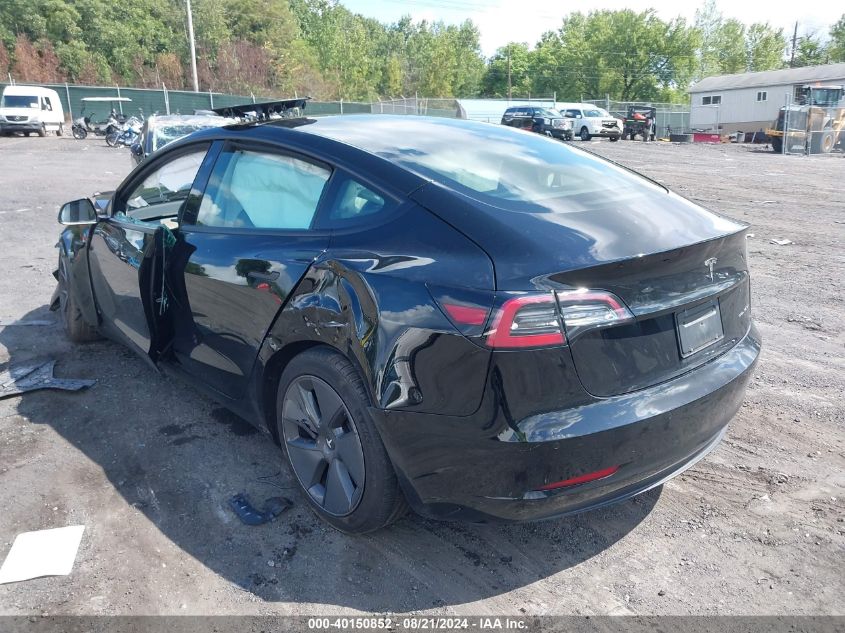 VIN 5YJ3E1EB6NF249880 2022 Tesla Model 3, Long Rang... no.3