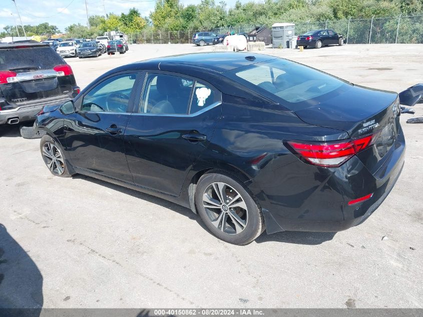 2020 Nissan Sentra Sv VIN: 3N1AB8CV1LY291898 Lot: 40150862