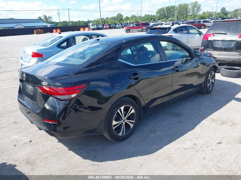 2020 Nissan Sentra Sv VIN: 3N1AB8CV1LY291898 Lot: 40150862