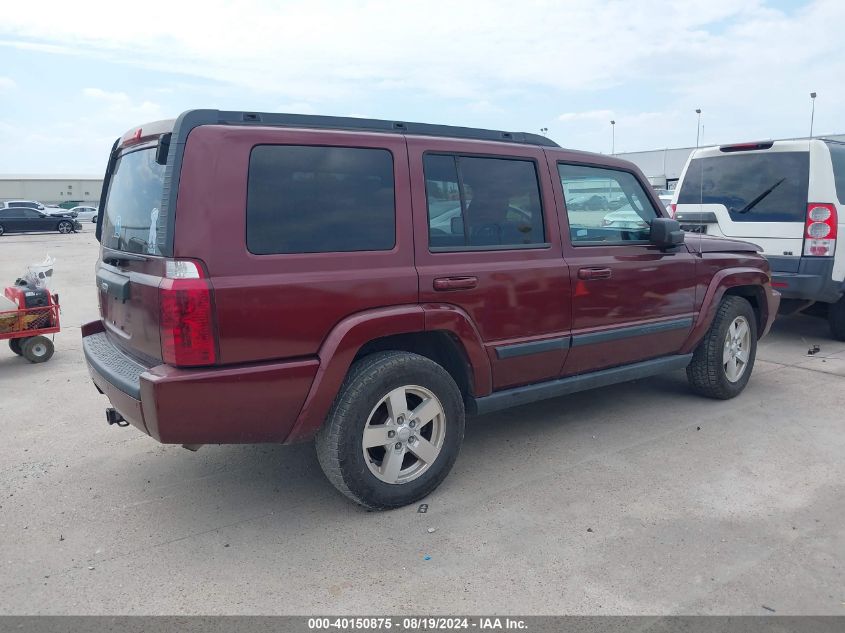 2007 Jeep Commander Sport VIN: 1J8HG48K87C578764 Lot: 40150875