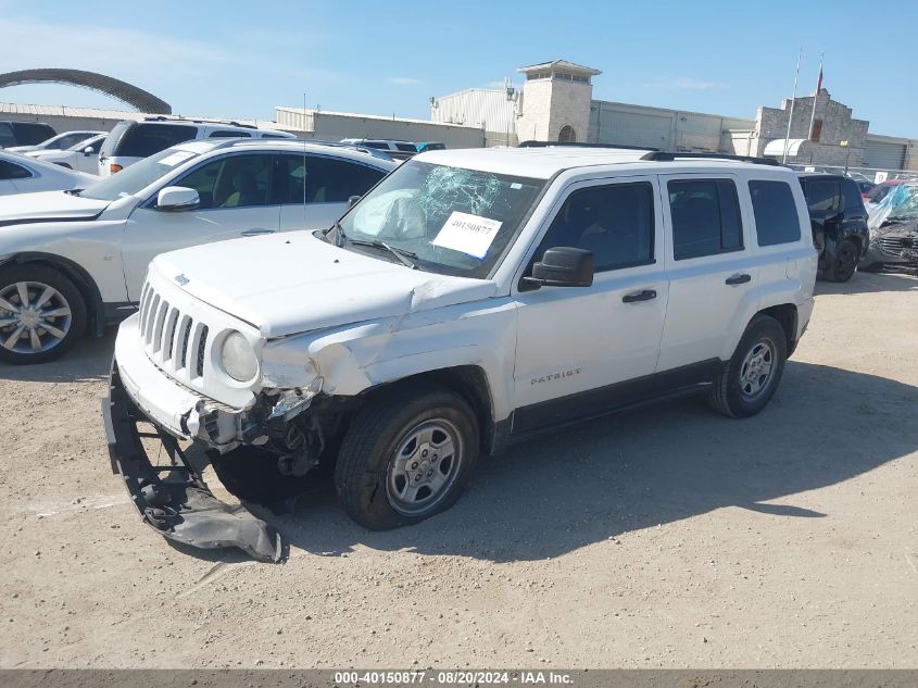 2012 Jeep Patriot Sport VIN: 1C4NJPBA0CD673806 Lot: 40150877