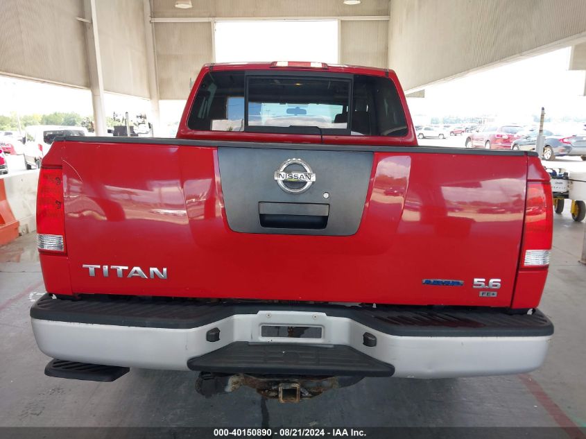 2009 Nissan Titan Xe/Se/Le VIN: 1N6BA07D49N318943 Lot: 40150890