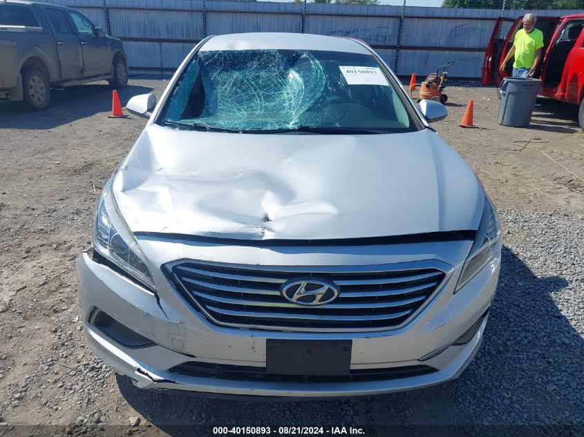 2016 Hyundai Sonata Se VIN: 5NPE24AF9GH298619 Lot: 40150893