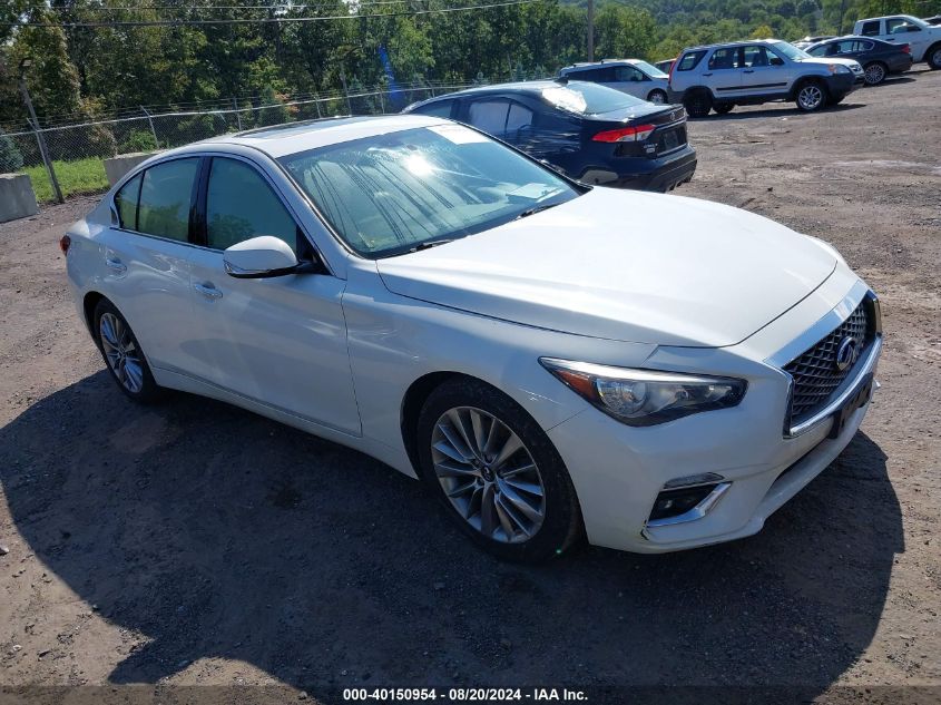 2018 Infiniti Q50 3.0T Luxe VIN: JN1EV7AR1JM443882 Lot: 40150954