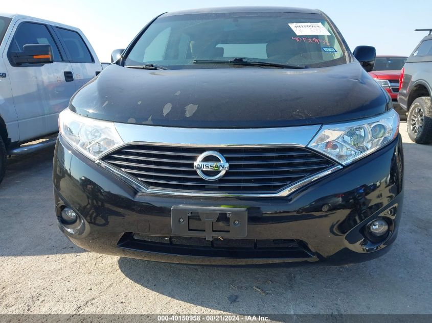 2014 Nissan Quest Sv VIN: JN8AE2KP6E9107752 Lot: 40150958