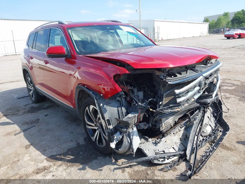 2021 Volkswagen Atlas 3.6L V6 Sel Premium VIN: 1V2TR2CA8MC500400 Lot: 40150974