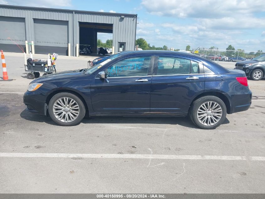 2012 Chrysler 200 Limited VIN: 1C3CCBCG7CN326687 Lot: 40150995