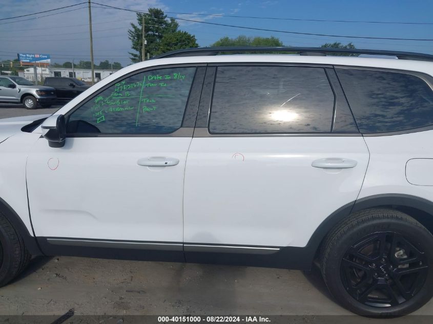 2023 Kia Telluride Ex X-Line VIN: 5XYP3DGC7PG402938 Lot: 40151000