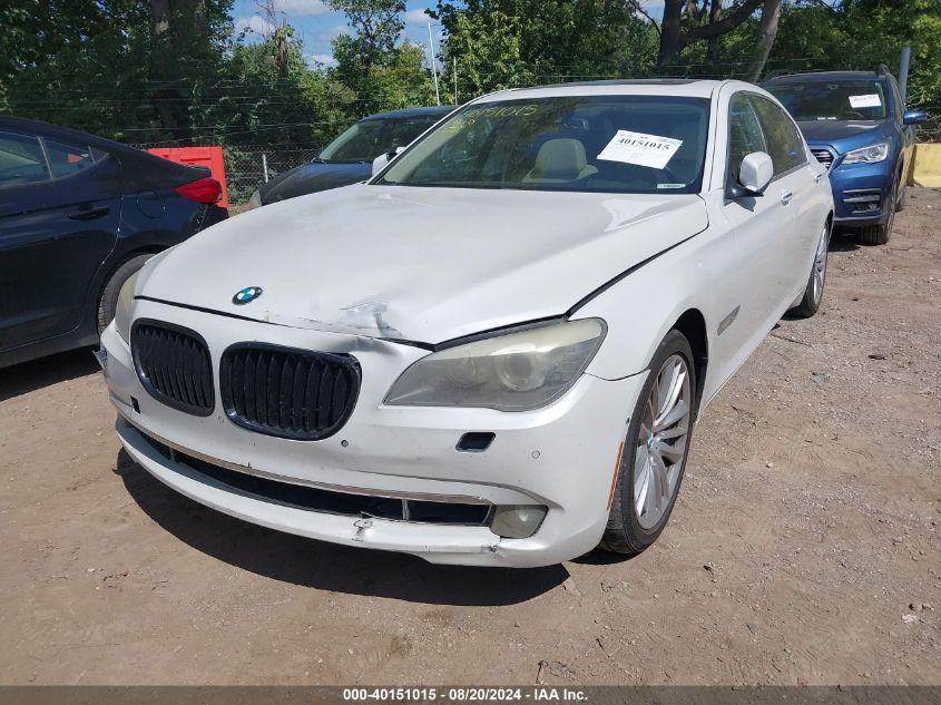 2012 BMW 750 Lxi VIN: WBAKC8C58CC437881 Lot: 40151015