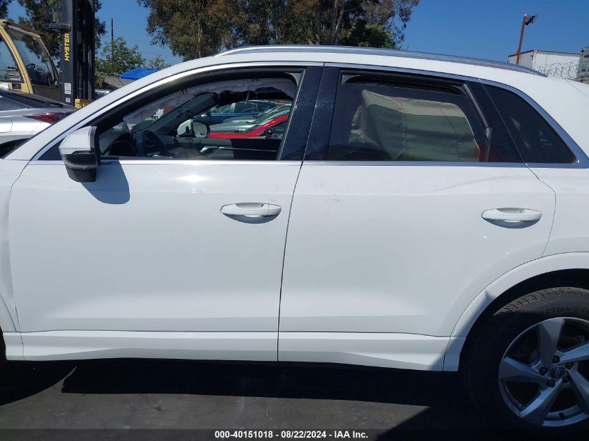 2020 Audi Q3 Premium 45 Tfsi Quattro Tiptronic VIN: WA1AECF34L1113435 Lot: 40151018