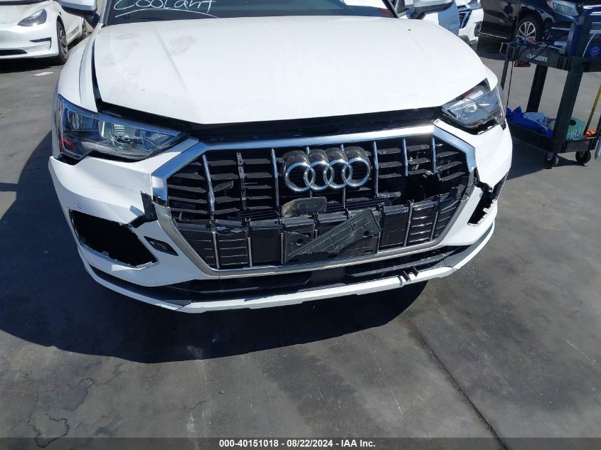 2020 Audi Q3 Premium 45 Tfsi Quattro Tiptronic VIN: WA1AECF34L1113435 Lot: 40151018