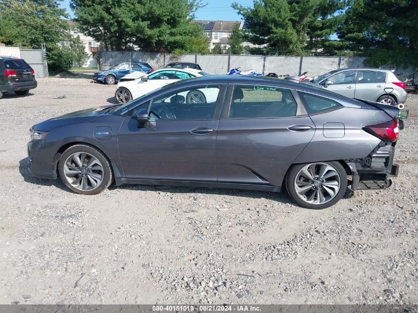 2018 Honda Clarity Plug-In Hybrid Touring VIN: JHMZC5F36JC002220 Lot: 40151019