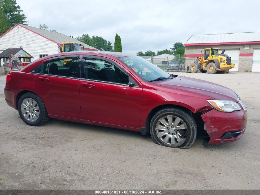 2012 Chrysler 200 Lx VIN: 1C3CCBAB5CN167207 Lot: 40151021