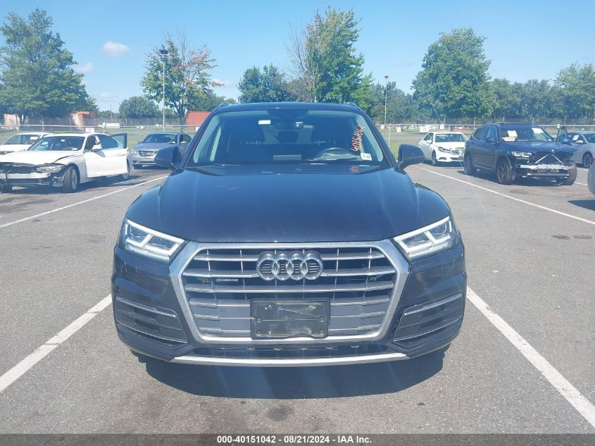 2018 Audi Q5 Premium Plus VIN: WA1BNAFY1J2209423 Lot: 40151042