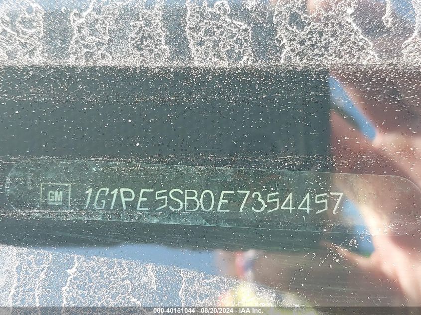 2014 Chevrolet Cruze Lt VIN: 1G1PE5SB0E7354457 Lot: 40151044