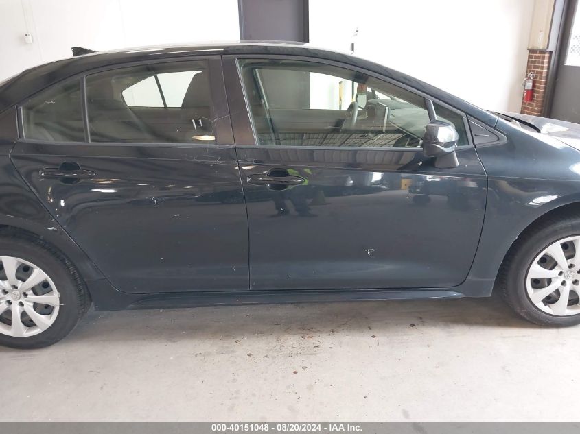 2021 Toyota Corolla Le VIN: JTDEPMAEXMJ123288 Lot: 40151048