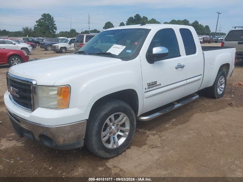 2009 GMC Sierra 1500 Sle VIN: 1GTEC29JX9Z269345 Lot: 40151077