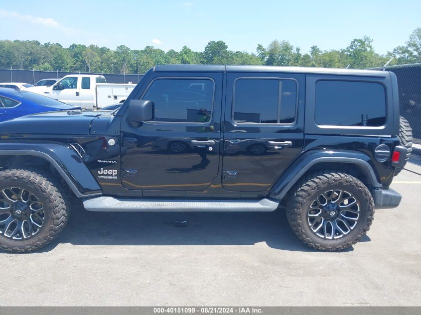 2020 Jeep Wrangler Unlimited Sahara 4X4 VIN: 1C4HJXENXLW133069 Lot: 40151099