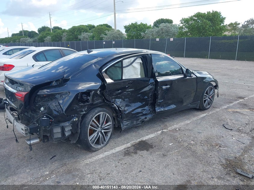 VIN JN1FV7AR2KM801285 2019 INFINITI Q50 3.0T RED SPORT 400