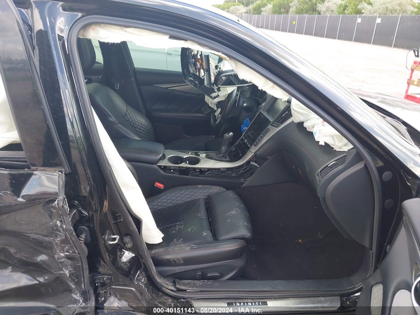 VIN JN1FV7AR2KM801285 2019 INFINITI Q50 3.0T RED SPORT 400